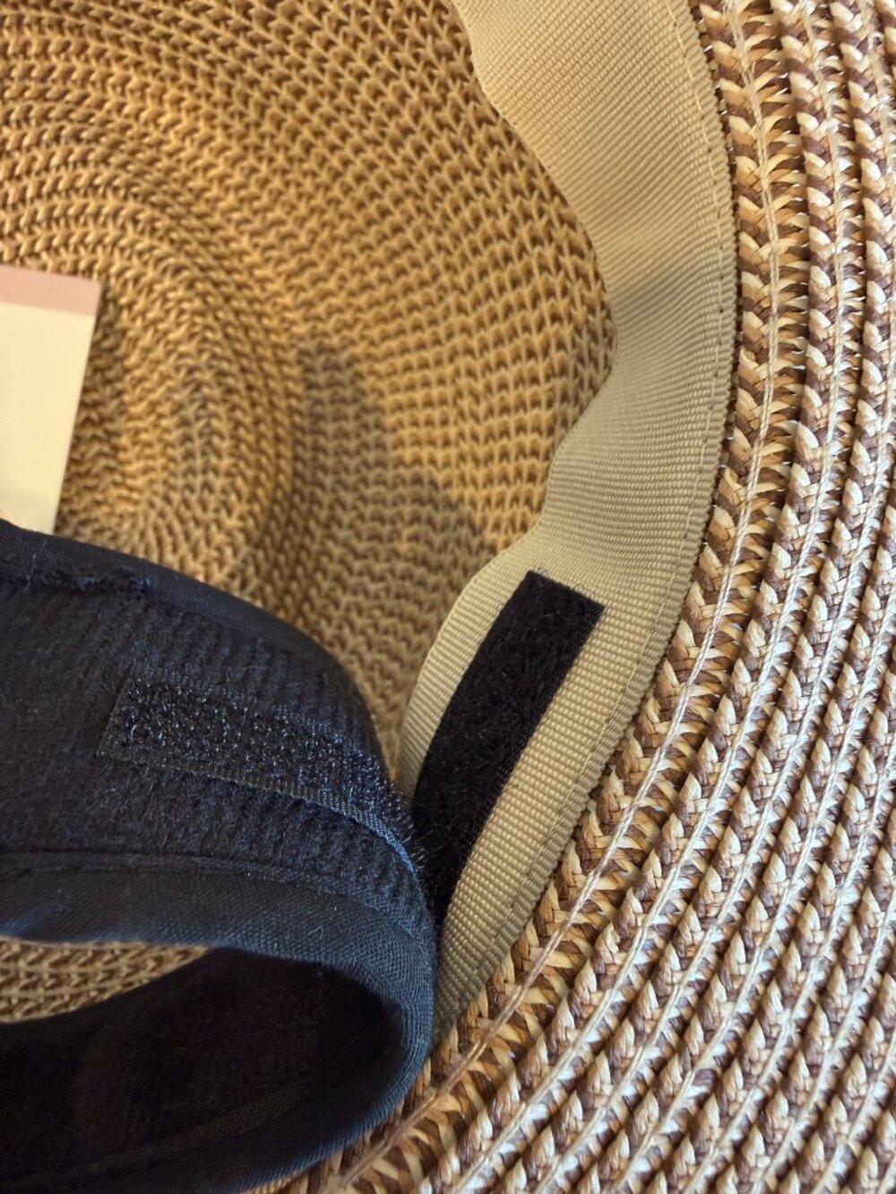 CALIA Sedona Hat Natural/Brown Straw Wide Brim Sun Hat NWT - Picture 6 of 13